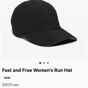 Fast and Free Women's Run Hat in Black